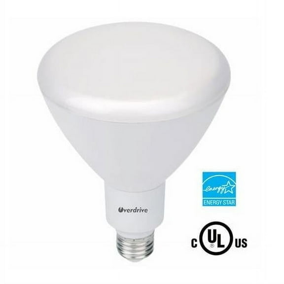 17W 2700K Dimmable BR40 LED Light Bulb, Warm White - Pack of 6