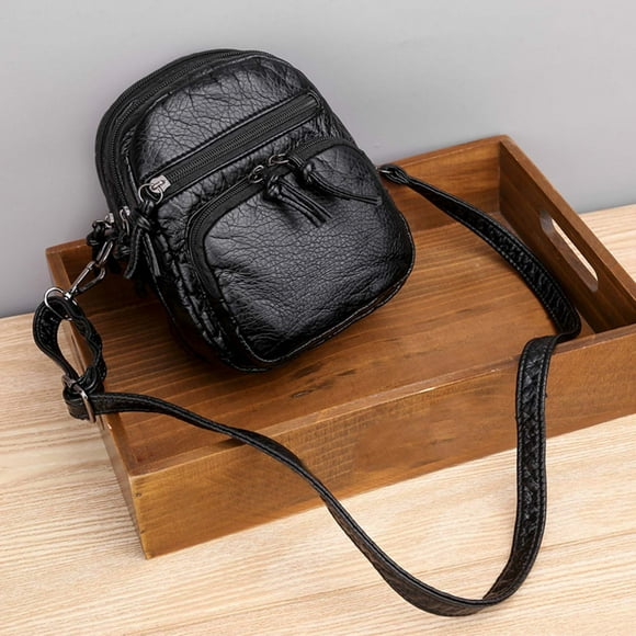 Bolso de Hombro Mini, Bolso Pequeño, Bolso para Teléfono Celular con Múltiples Compartimentos y Pantalla Grande, Bolso para Teléfono Celular para Mujer, Monedero