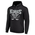 thumbnail image 2 of Men's Starter Black Los Angeles Kings Team Logo Graphic Fleece Tri-Blend Pullover Hoodie, 2 of 3