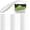 Pearl White, variant on Forked Tail Soft Baits 3in Fishing Lures for Crappie Panfish and Trout 40PCS (Green)