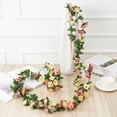 thumbnail image 4 of Guirnaldas de flores artificiales, vides falsas, flores de seda, hiedra rosa colgante para boda, arco, fiesta, hogar, jardín, decoración de pared kaili Sencillez, 4 of 5
