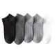 thumbnail image 2 of Xiao Hua Calcetines invisibles para hombre (8 pares), de algodón puro, antideslizantes, cortos, cómodos y transpirables, color negro., 2 of 4