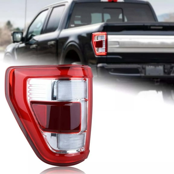 Left Driver LED Tail Light W/Blind Spot For Ford F150 F-150 2021-2023 Taillamp