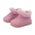 thumbnail image 5 of Quealent Winter Boots for Toddler Boys and Toddler Girls Pink for Size 6, 5 of 8