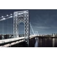 thumbnail image 2 of Carpentieri, Natalie 32x23 Gold Ornate Wood Framed with Double Matting Museum Art Print Titled - NYC at Dusk, 2 of 4