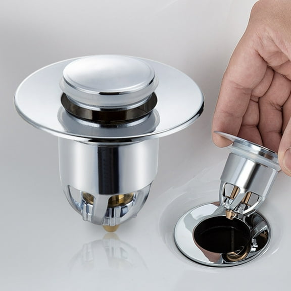 Dream Lifestyle Upgraded Bathroom Sink Drain Stopper, for 1.34 -1.57 inch Drain Hole, Sink Drain Strainer, Pop Up Drain Stopper for Bathroom Sink Drain Stopper Strainer