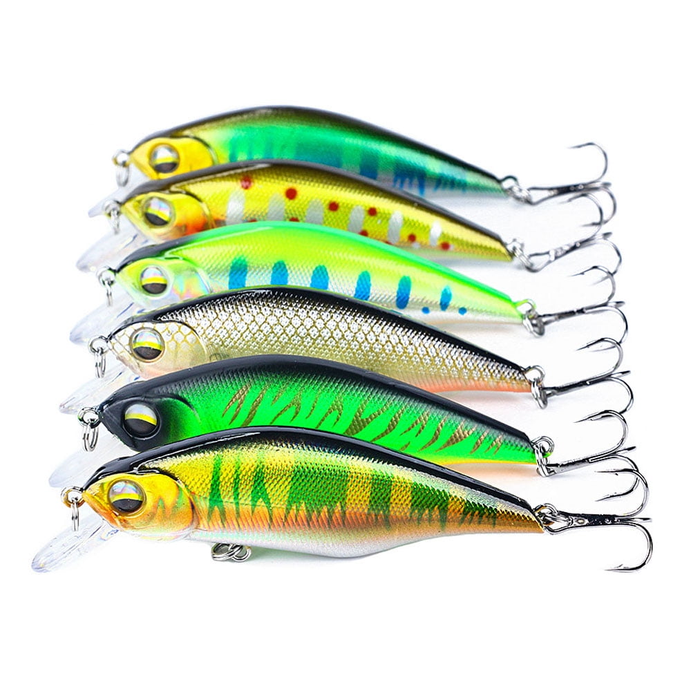 HENGJIA Fishing Lures Large Hard Bait Minnow VIB Lure with Treble Hook Life-Like Swimbait Fishing Bait Popper Crankbait Sinking Lure for Trout Bass Walleye Redfish