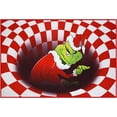 thumbnail image 1 of Felpudo de ilusión, felpudo visual antideslizante de Navidad, para fiesta de interior al aire libre de Navidad (rojo 50X80CM) Sincero  Hogar, 1 of 4