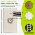 thumbnail image 6 of ProsourceFit Ki Acupressure Mat and Pillow Set for Relieving Back/Neck Pain, 6 of 7