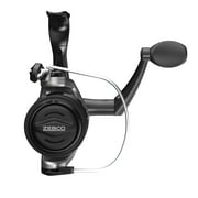 Zebco ZSE20 Spinning Fishing Reel, Size 20 Reel, Changeable Right- or Left-Hand Retrieve, Pre-Spooled with 8-Pound Zebco Fishing Line, Stainless Steel Bail Wire, Black and Silver