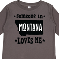thumbnail image 4 of Inktastic Montana Someone Loves Me Boys or Girls Long Sleeve Toddler T-Shirt, 4 of 5