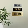 thumbnail image 3 of Signs ByLITA Basic Junk Mail Sign (Ivory/Dark Brown) - Small, 3 of 6