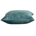 thumbnail image 3 of Parkland Collection Transitional Quilted Teal Throw Pillow, 3 of 3