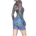 thumbnail image 6 of Sedceaty Women's Spring Autumn Outfit Sets Long Sleeve Shrug Cardigan + Sleeveless Skinny Hanging Neck Dress, 6 of 9