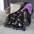thumbnail image 4 of AUQ Throw Blanket,Skin Kiss Blanket Couch Throw Blanket,Love Whisper Wrap Cozy Blanket,Style1,40*50in, 4 of 4