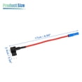 thumbnail image 3 of Unique Bargains 1 Set Universal 7pcs Car Fuse Tap Adapter 12V with 7pcs 25A Micro 2 APT APR Blade Type Fuse, 3 of 7