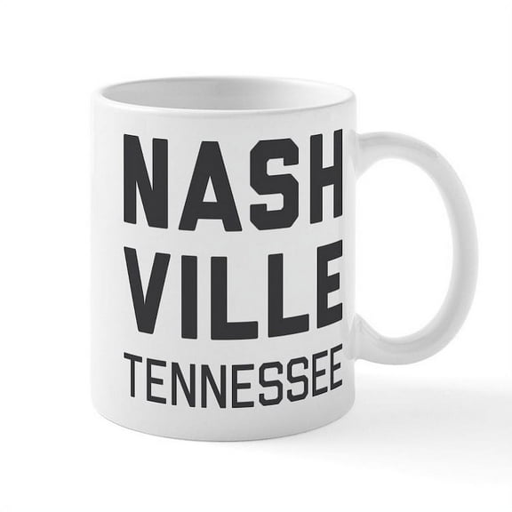 CafePress - Nashville Tennessee - 11 oz Ceramic Mug - Novelty Coffee Tea Cup