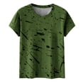 thumbnail image 4 of IROINNID Womens Summer Casual Printed Round Neck Fashion T-Shirt, 4 of 4
