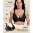 thumbnail image 2 of Sujetador OXYIBRAS Smooth V sin aros, sin aros, sin costuras, para mujer, 2 of 6