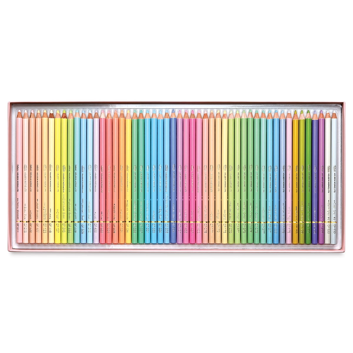 Holbein Artists' Colored Pencils - Basic Tones, Set of 50