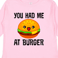 thumbnail image 4 of Inktastic You Had Me at Burger Boys or Girls Long Sleeve Toddler T-Shirt, 4 of 5