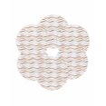 thumbnail image 7 of 13 Inch Round Placemats Set of 6, Brown Stripes Non Slip Heat Insulation PP Table Mats, Minimalism Ombre Waves Abstract Textures Washable Place Mats for Kitchen Dining Party Table Decor, 7 of 7