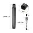thumbnail image 2 of Uxcell Extra Long Hollow Socket, 14mm x 150mm Deep Well Impact Nut Driver with Power Drill Adapter, 2 of 6