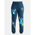 thumbnail image 5 of Disney Stitch Women's Graphic Jogger Pants, 29" Inseam, Sizes XXS-XXL, 5 of 5