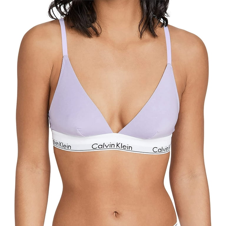  Calvin Klein Womens Modern Cotton Lightly Lined Bralette  Non-Wired And Non Paded