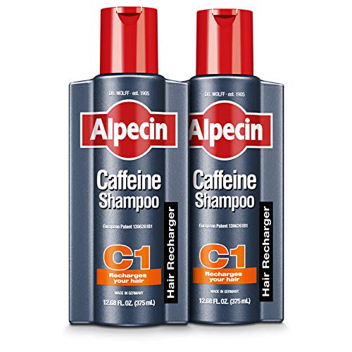 Champú Alpecin C1 con cafeína 375 ml (paquete de 2) que promueve el crecimiento