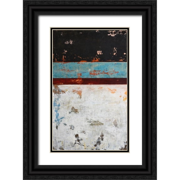 Springet, Mike 13x18 Black Ornate Wood Framed with Double Matting Museum Art Print Titled - Essence 12