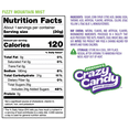 thumbnail image 4 of Andersen's Crazy Candy Fizzy Mountain Mist Freeze Dried Candy; Case of twelve 1.1 oz pouches, 4 of 5