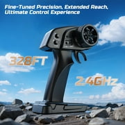 DEERC 9309E All Terrain Fast RC Cars for Adults 42KPH,4WD Electric Off-Road Remote Control Monster Truck,2.4Ghz High Speed Car,Waterproof Truck with 2 Batteries