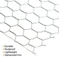 thumbnail image 4 of Unique Bargains 197' x 16' Chicken Wire Net Floral Wire Netting Hexagonal Mesh Galvanized Iron, Silver Tone, 4 of 5