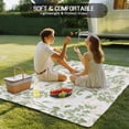 thumbnail image 4 of Sage Green Fruit Outdoor Rug 5x7 Ft - Reversible Patio Rug Outdoor Camping Rugs, Vintage Plant Nature Botanical Flower Washable Indoor Outdoor Area Rugs, Non-Slip Outdoor Carpet Runner for Deck/Porch, 4 of 8