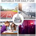 thumbnail image 4 of Heavy Duty Stadium Approved Clear Shoulder Tote Bag, Large Transparent Travel Storage Bag for Sports Events, Office Work & Daily School Use, Gray, 4 of 6