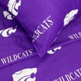 thumbnail image 4 of Kansas State Wildcats 100% Cotton Sheet Set Purple Queen, 4 of 6