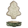 thumbnail image 1 of Ceramic Sakura Pie Pan Heart Shape Christmas Tree Shape Baking Dish for Lasagna, Apple Pie, 1 of 7