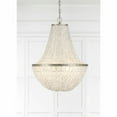 thumbnail image 6 of BRI-3006-SA Crystorama Lighting Brielle - 18 Inch Six Light Chandelier-Antique Silver Finish    -Traditional Installation, 6 of 14