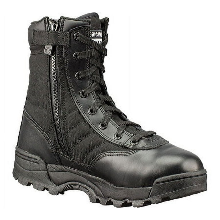 Original Swat Men s Classic 9 Tactical Police Military Boots Side Zip 1152 Walmart