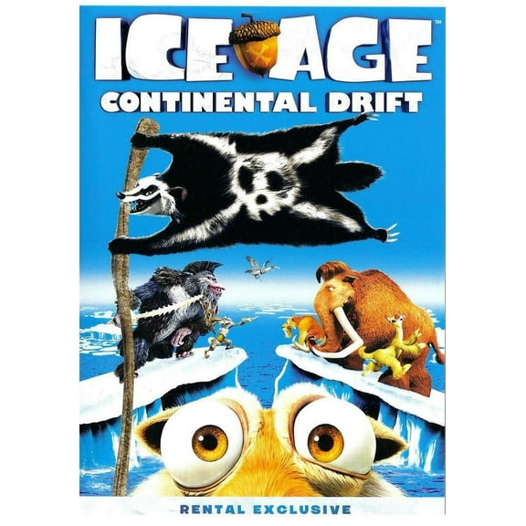 Ice Age 4: Continental Drift (DVD, 2012, Widescreen, Rental Exclusive) NEW