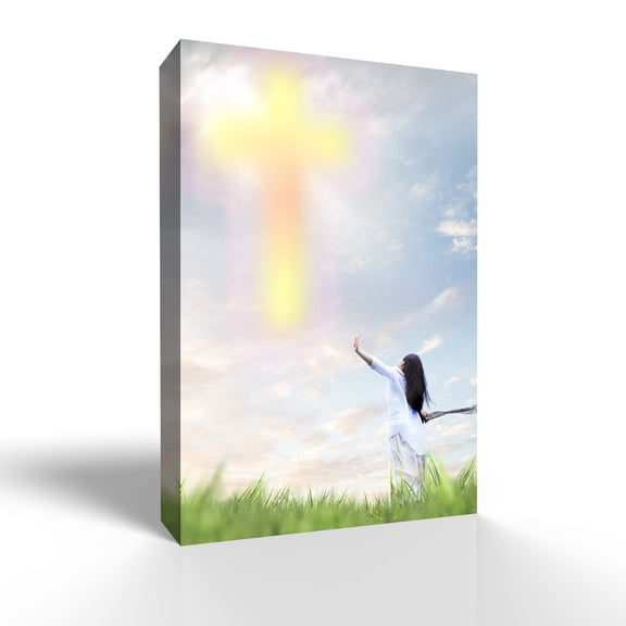 Wall26-Canvas Wall Art-Jesus-Giclee Painting Wall Bedroom Living House Decoration Home Art - 32x48 inches