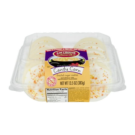 Lofthouse Candy Corn Frosted Sugar Cookie - Walmart.com