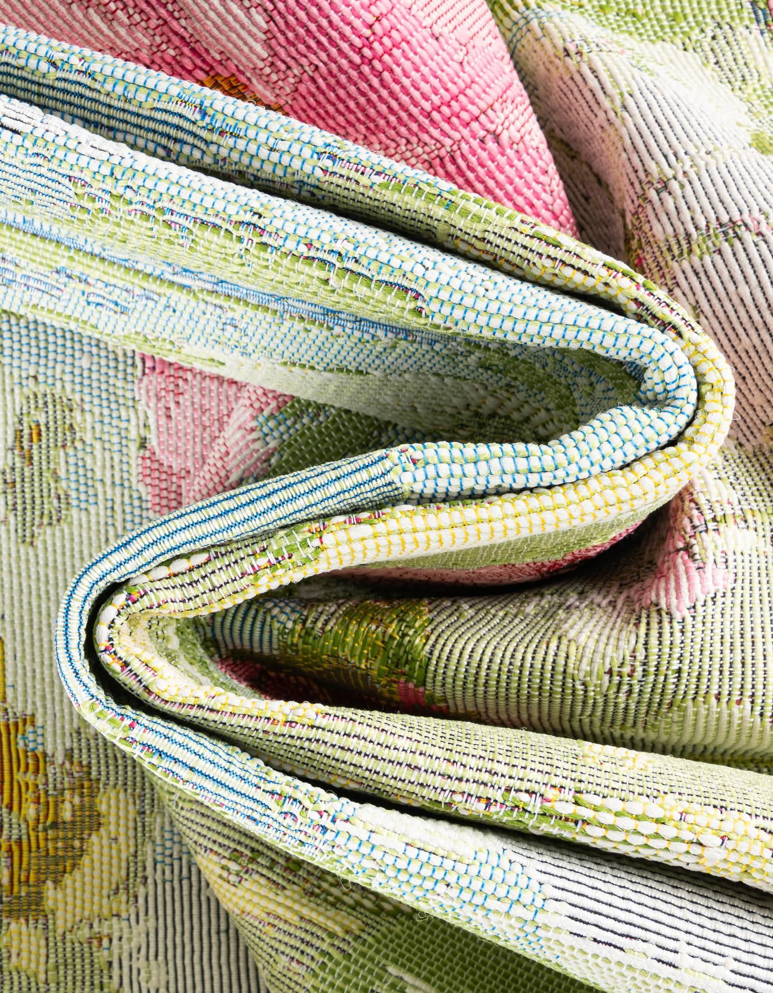 Unique Loom Outdoor Botanical Collection Area Rug - Verdant (8' x 10' Rectangle Multi/Green)