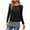 Black, variant on Womens 2025 Fall Tops Long Sleeve Patchwork Casual Loose Fake Two Piece Sweatshirts Striped Pullover Going Out Work Blouse,Black,3XL