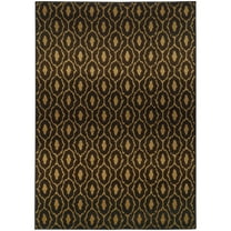 Oriental Weavers Parker 5845B Black/ Beige 9'10" X 12'10" Indoor Area Rug