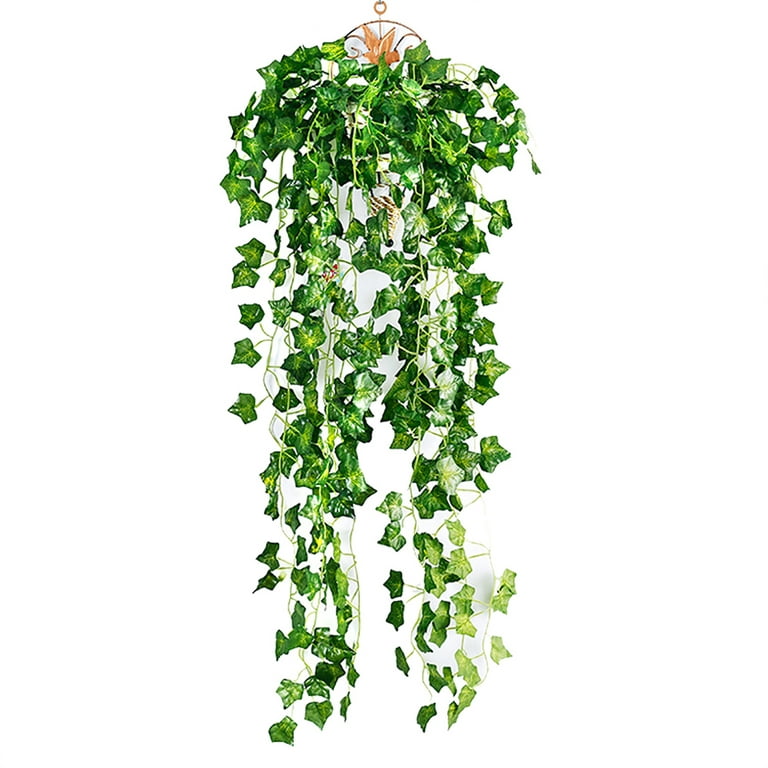 Faux Hanging Vines , Fake Greenery Garland for Wedding Backdrop Arch Wall  Décor, Artificial Hanging Plants Vine for Farmhouse Table Party Wedding