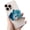 Blue Phalaenopsis orchid, variant on Aesthetic Acrylic Orchid Magnetic Phone Grip Stand, Removable Floral Back Grip for MagSafe-Compatible iPhone 15 14 13 Cases, Hands-Free Holder