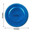 thumbnail image 5 of Efavormart 24 pcs 13" Royal Blue Round Charger Plates Dinner Chargers for Tabletop Decor Holiday Wedding Catering Event Decoration, 5 of 11