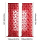 thumbnail image 3 of Cortinas Navideñas para Ventanas | 2 Cortinas Rojas de Poliéster de 140X100Cm | Estilo Navideño Único | Fácil Instalación | Decoración para El Hogar, 3 of 6